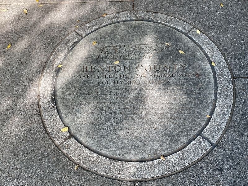 Benton County Marker image. Click for full size.