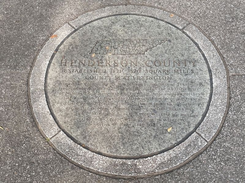 Henderson County Marker image. Click for full size.