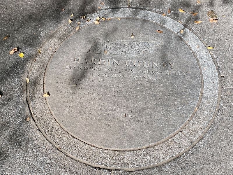Hardin County Marker image. Click for full size.