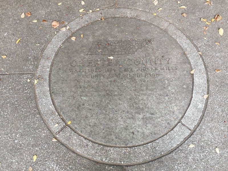 Chester County Marker image. Click for full size.