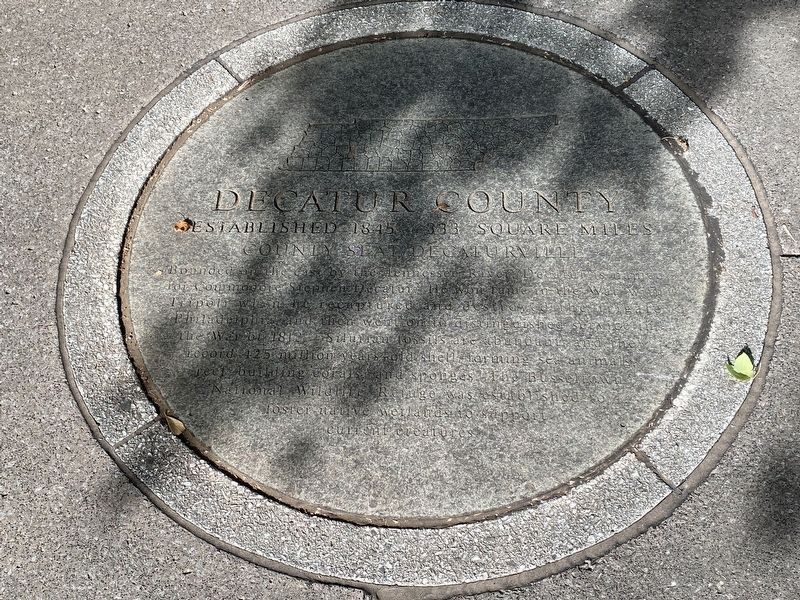 Decatur County Marker image. Click for full size.