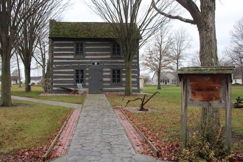 Locating, Moving, and Restoration of the <i>Anthony Shane</i> Log House Marker. Click for full size. Locating, Moving, and Restoration of the <i>Anthony Shane</i> Log House Marker image. Click for full size.