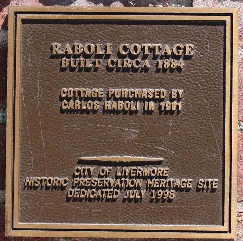 Raboli Cottage Marker. Click for full size. Raboli Cottage Marker image. Click for full size.