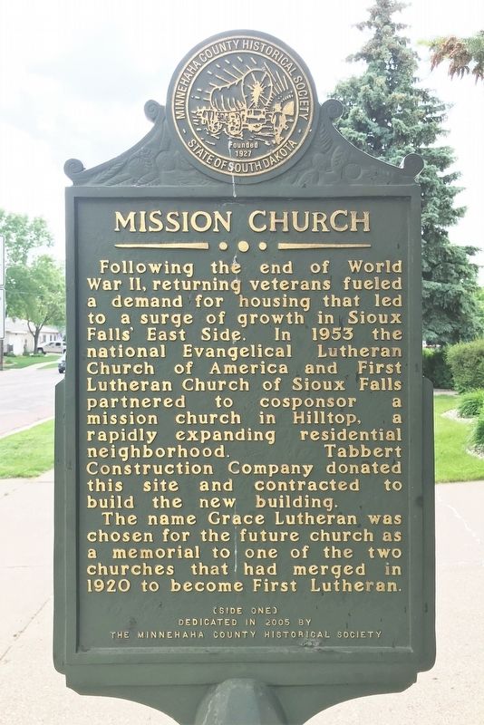 Mission Church Marker <i>(Side one)</i>. Click for full size. Mission Church Marker <i>(Side one)</i> image. Click for full size.