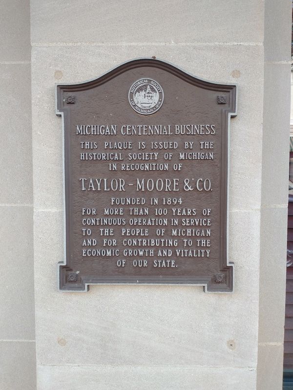 Taylor - Moore & Co. Marker. Click for full size. Taylor - Moore & Co. Marker image. Click for full size.