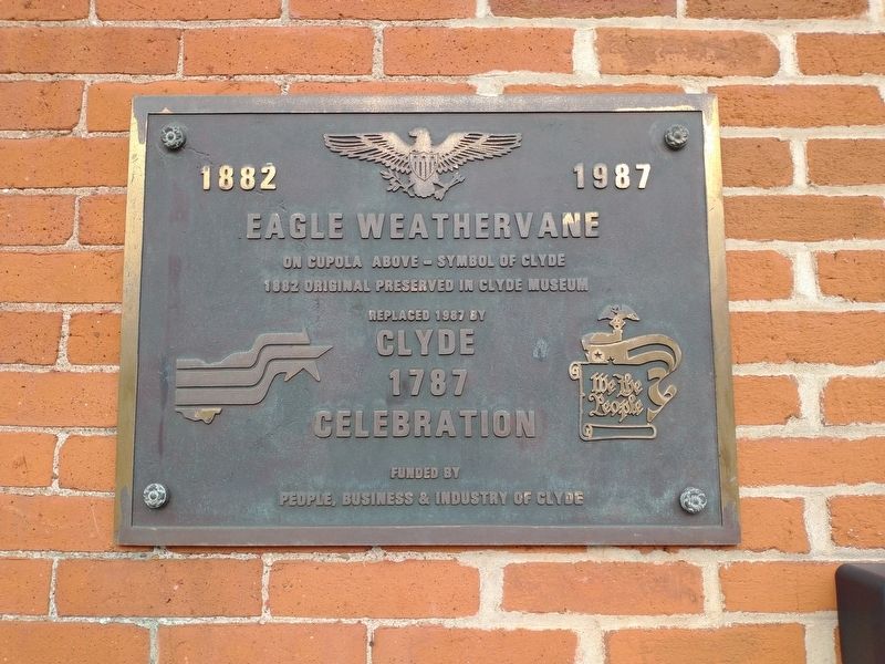 Eagle Weathervane Marker image. Click for full size.