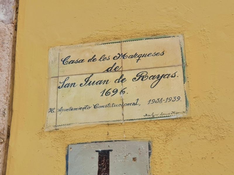 An additional earlier House of the Marquis de San Juan de Rayas Tablet image. Click for full size.