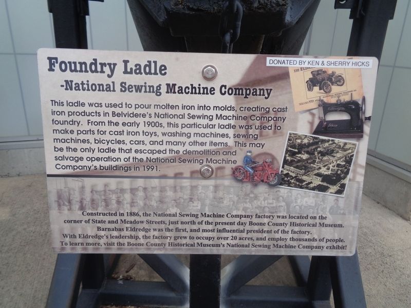 Foundry Ladle Marker image. Click for full size.