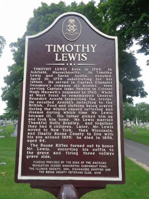 Thomas Hart / Timothy Lewis Marker image. Click for full size.