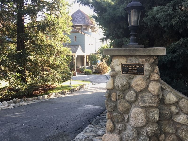 Andrew McNally House and Marker. Click for full size. Andrew McNally House and Marker image. Click for full size.