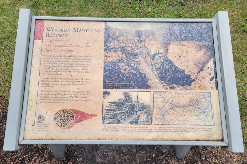 Western Maryland Railway Marker. Click for full size. Western Maryland Railway Marker image. Click for full size.