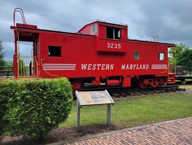 Western Maryland Railway Marker. Click for full size. Western Maryland Railway Marker image. Click for full size.