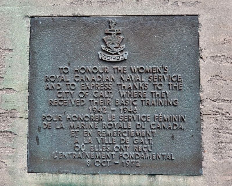 Women's Royal Canadian Naval Service Monument image. Click for full size.