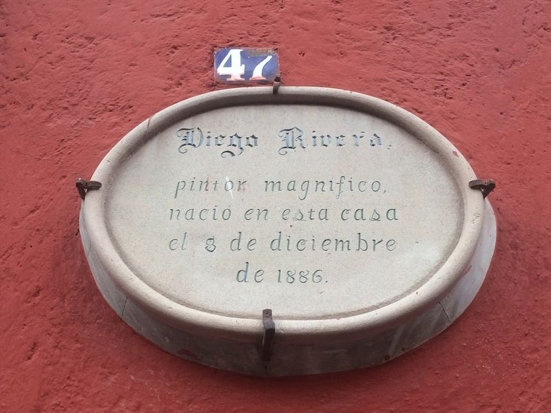 Diego Rivera Marker image. Click for full size.