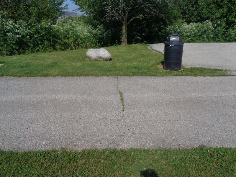 Bloomington Airport Former Site Marker image. Click for full size.