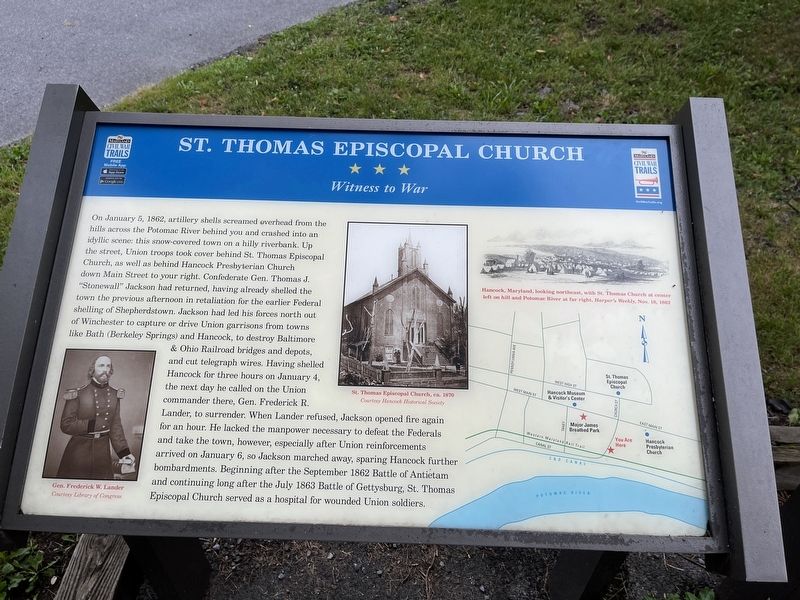St. Thomas Episcopal Church Marker image. Click for full size.