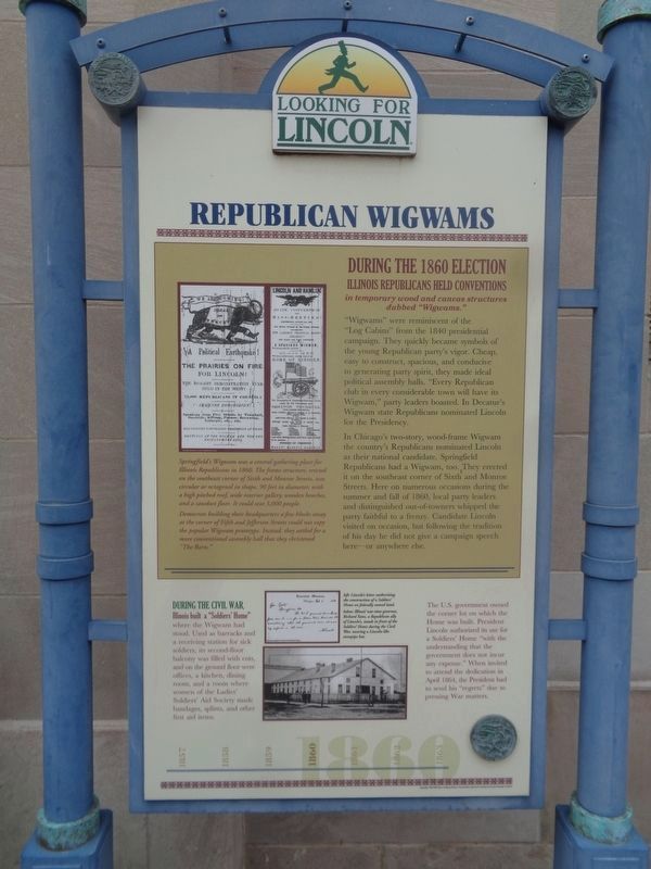 Republican Wigwams Marker image. Click for full size.