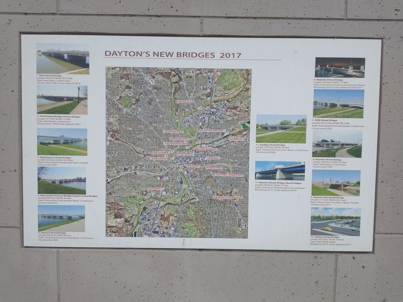 Dayton's New Bridges 2017 Marker image. Click for full size.