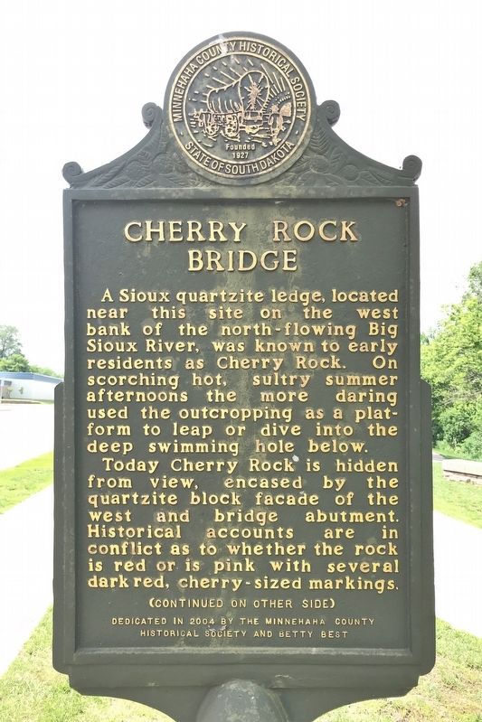 Cherry Rock Bridge Marker image. Click for full size.