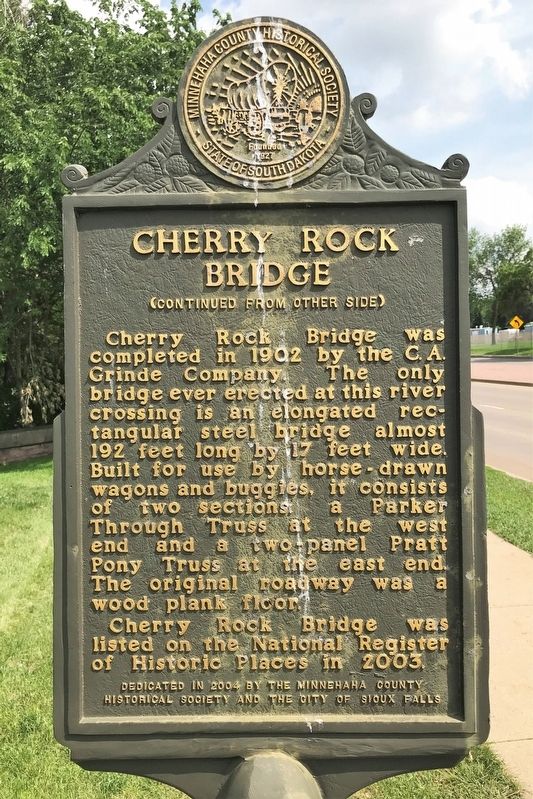 Cherry Rock Bridge Marker image. Click for full size.