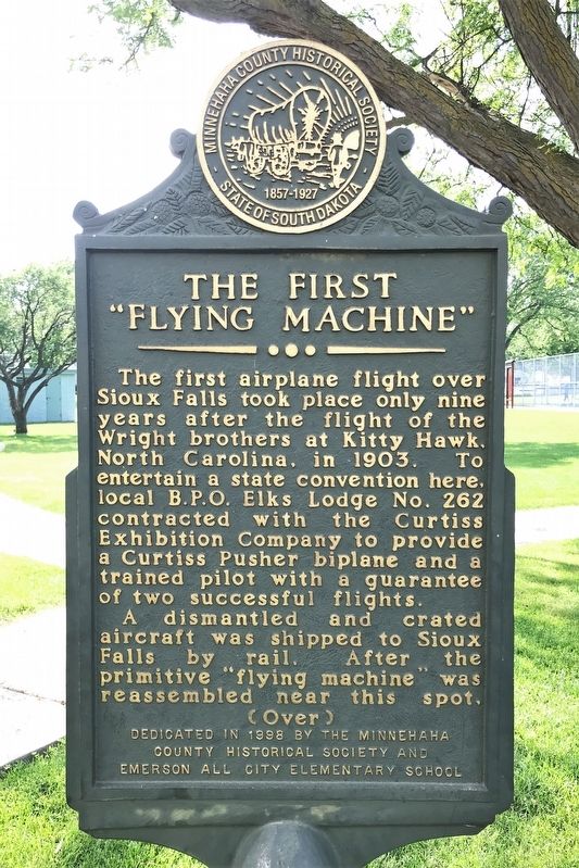 The First "Flying Machine" Marker image. Click for full size.