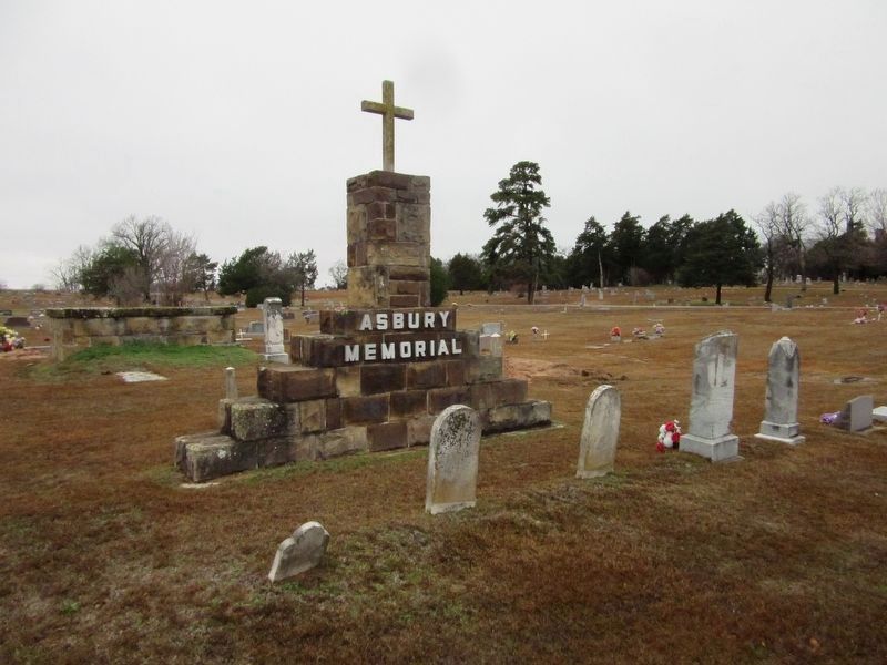 Asbury Memorial Marker. Click for full size. Asbury Memorial Marker image. Click for full size.