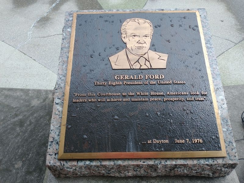 Gerald Ford Marker image. Click for full size.