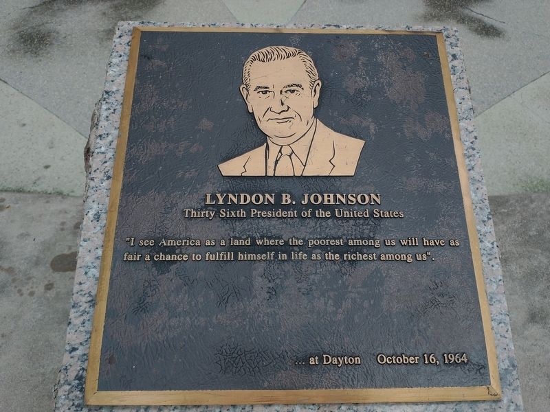 Lyndon B. Johnson Marker. Click for full size. Lyndon B. Johnson Marker image. Click for full size.