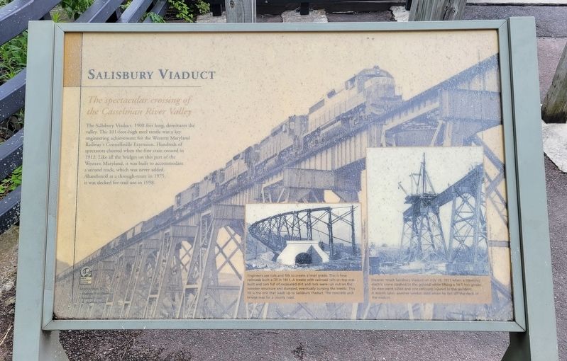 Salisbury Viaduct Marker image. Click for full size.