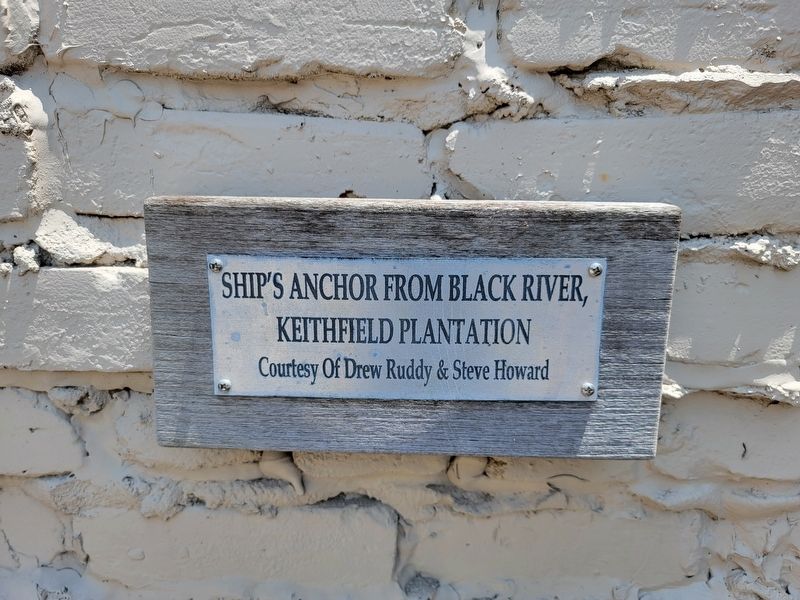 Plaque above the Anchor image. Click for full size.
