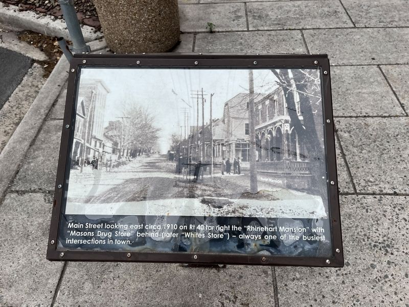 Main Street looking east side of the marker image. Click for full size.