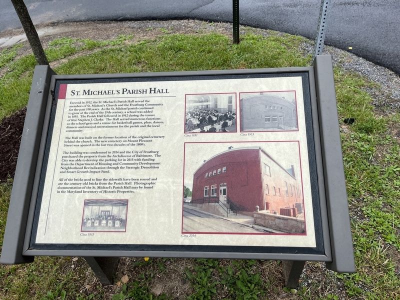 St. Michael's Parish Hall Marker image. Click for full size.