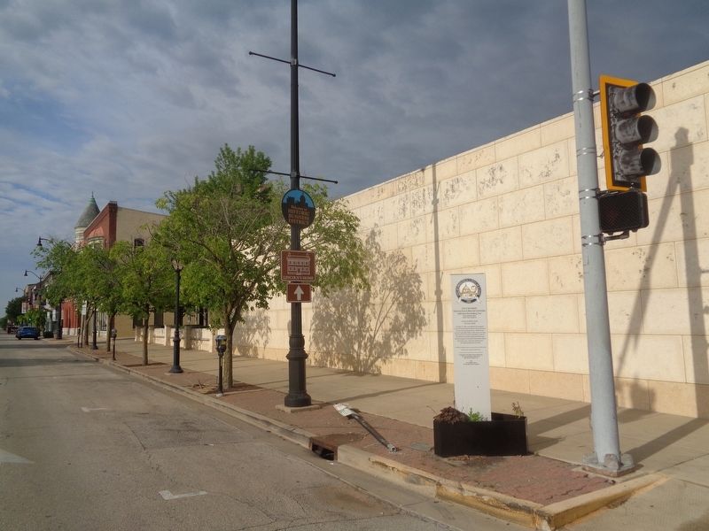Seventh and Jefferson Streets Marker. Click for full size. Seventh and Jefferson Streets Marker image. Click for full size.