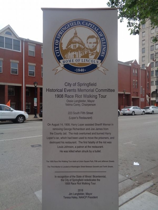 223 South Fifth Street Marker. Click for full size. 223 South Fifth Street Marker image. Click for full size.