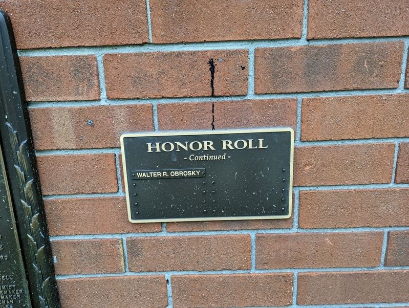 Ross Township Fifth District World War II Memorial image. Click for full size.