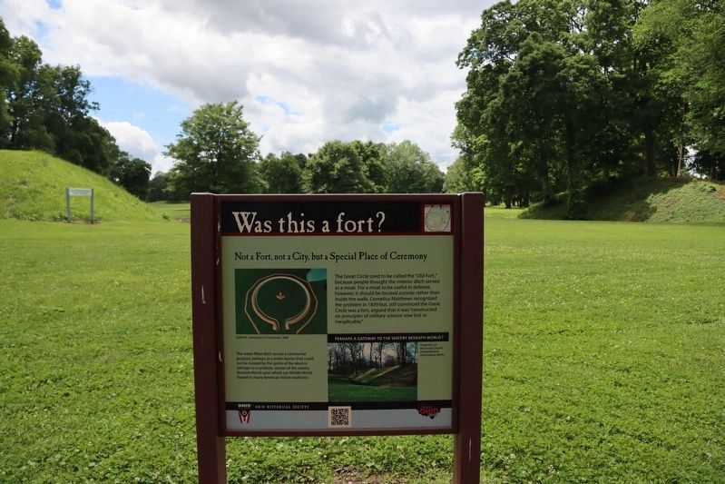 Was this a fort? Marker image. Click for full size.