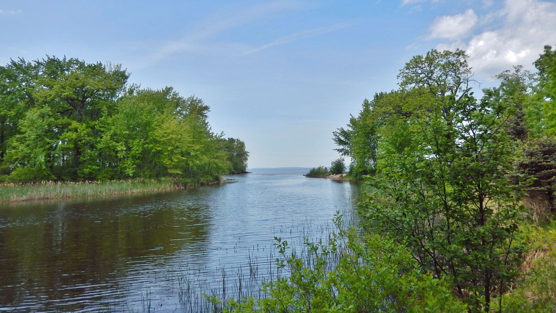 La Vase River (<i>mouth at Lake Nipissing</i>) image. Click for full size.