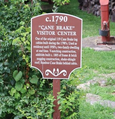 "Cane Brake" Visitor's Center Marker image. Click for full size.