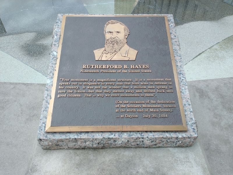 Rutherford B. Hayes Marker image. Click for full size.