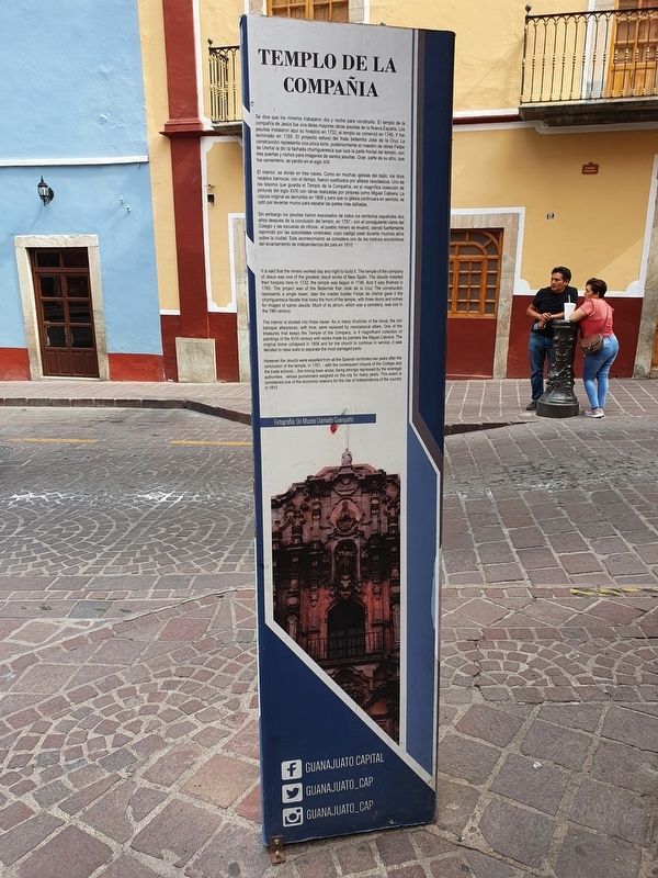 Temple of the Company of Jesus Marker image. Click for full size.