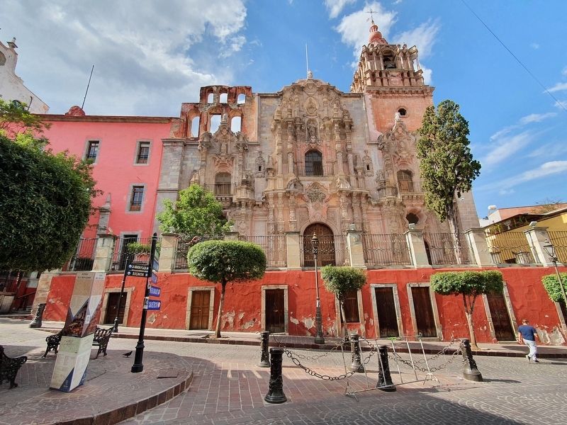 Temple of the Company of Jesus and Marker image. Click for full size.