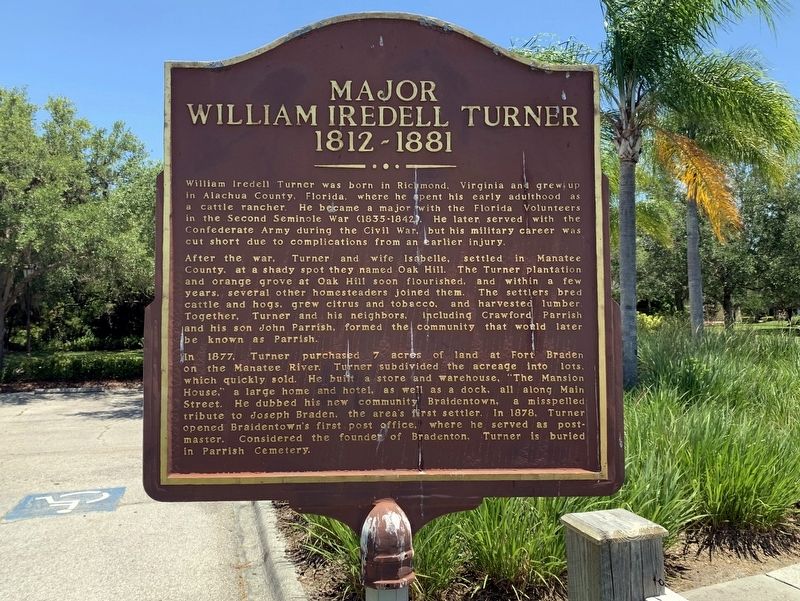 Major William Iredell Turner 1812-1881 Marker image. Click for full size.