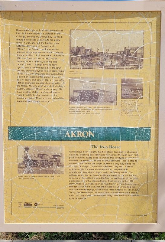 Akron Marker image. Click for full size.