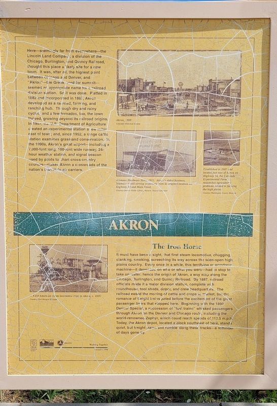 Akron Marker. Click for full size. Akron Marker image. Click for full size.