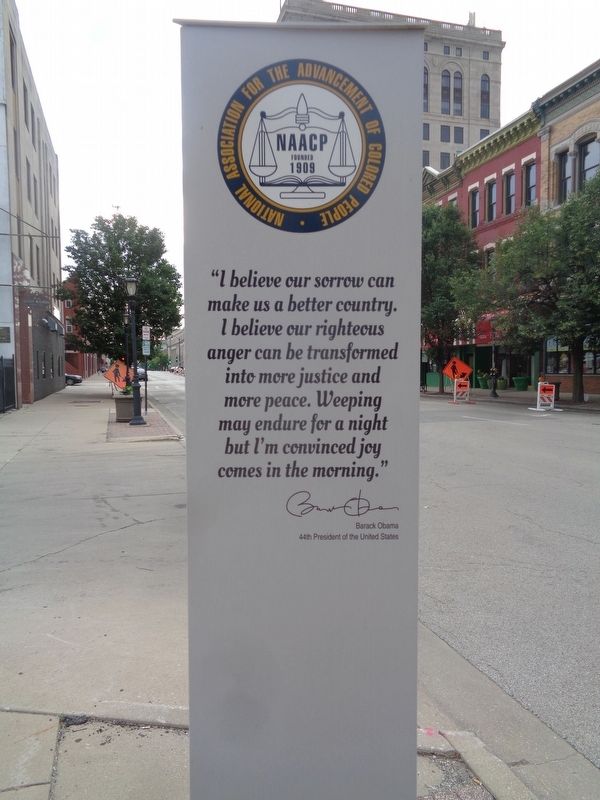 Fourth and Monroe Streets Marker. Click for full size. Fourth and Monroe Streets Marker image. Click for full size.