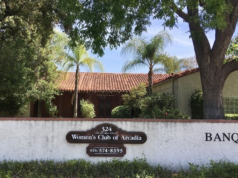 Arcadia Womans Club House image. Click for full size.