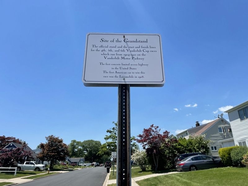 Site of the Grandstand Marker image. Click for full size.