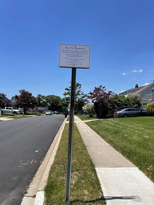 Site of the Grandstand Marker image. Click for full size.