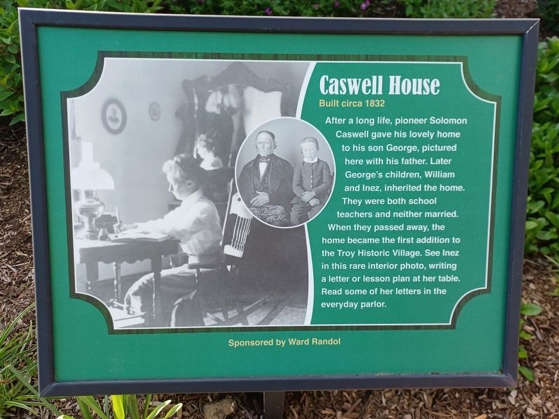 Caswell House Marker image. Click for full size.