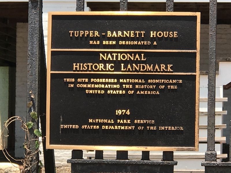 Tupper-Barnett House Marker image. Click for full size.